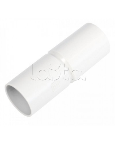 Патрубок-муфта белая д32 (36шт/324шт уп/кор) Промрукав (PR.01732б) в Чебоксарах Повороты, муфты, тройники Pintop.ru