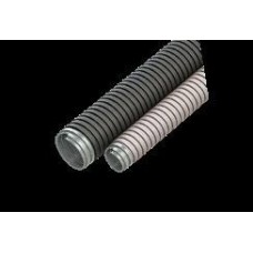 Труба гофрированная ПНД лёгкая 350 Н безгалогенная (HF) стойкая к ультрафиолету серая с/з д25 (50м/2600м уп/пал) Промрукав PR02.0131