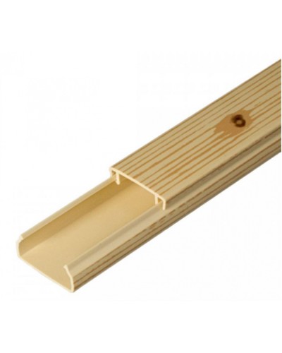 Кабель-канал сосна 2-й замок 20х10 (180м/уп) Промрукав (PR.025436) в Чебоксарах Кабель-канал Pintop.ru