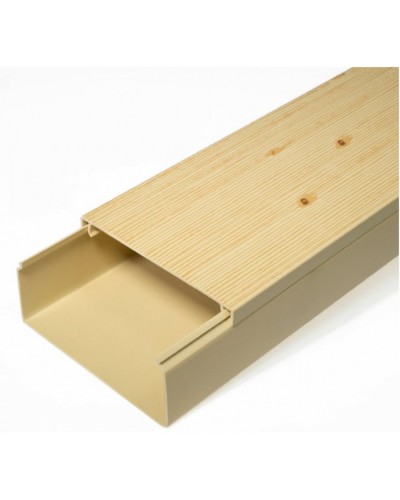 Кабель-канал сосна 2-й замок 100х40 (24м/уп) Промрукав (PR.025453) в Чебоксарах Кабель-канал Pintop.ru