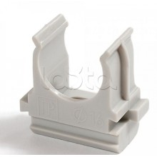 Крепеж-клипса для труб Полистирол д32 (10шт/500шт уп/кор) Промрукав (PR.02732м)