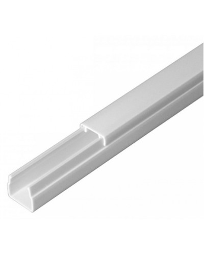 Кабель-канал белый 2-й замок в п/э 12х12 (120 м/уп) Промрукав (PR03.0046) в Чебоксарах Кабель-канал Pintop.ru