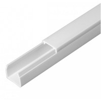 Кабель-канал белый 2-й замок в п/э 16х16 (84 м/уп) Промрукав (PR03.0048)