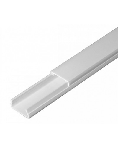 Кабель-канал белый 2-й замок в п/э 20х10 (96 м/уп) Промрукав (PR03.0049) в Чебоксарах Кабель-канал Pintop.ru