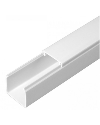 Кабель-канал белый 2-й замок в п/э 25х25 (32 м/уп) Промрукав (PR03.0051) в Чебоксарах Кабель-канал Pintop.ru