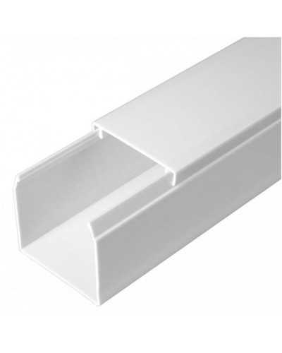 Кабель-канал белый 2-й замок в п/э 40х40 (24 м/уп) Промрукав (PR03.0054) в Чебоксарах Кабель-канал Pintop.ru