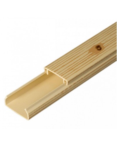 Кабель-канал сосна 2-й замок в п/э 20х10 (96 м/уп) Промрукав (PR03.0181) в Чебоксарах Кабель-канал Pintop.ru