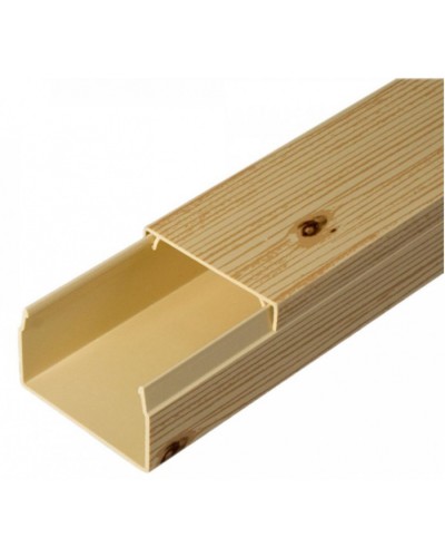 Кабель-канал сосна 2-й замок в п/э 40х25 (24 м/уп) Промрукав (PR03.0185) в Чебоксарах Кабель-канал Pintop.ru