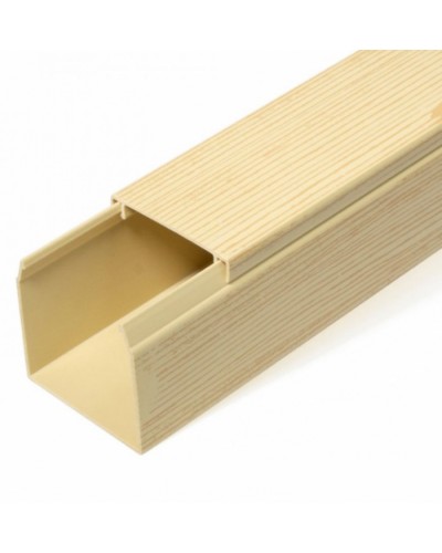 Кабель-канал сосна 2-й замок в п/э 40х40 (24 м/уп) Промрукав (PR03.0186) в Чебоксарах Кабель-канал Pintop.ru