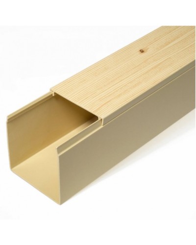 Кабель-канал сосна 2-й замок в п/э 60х60 (12 м/уп) Промрукав (PR03.0188) в Чебоксарах Кабель-канал Pintop.ru