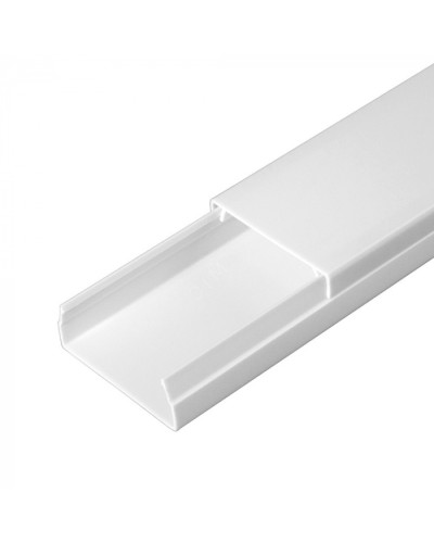 Кабель-канал белый 2-й замок в п/э 40х16 (56м/уп) Промрукав PR.0325206 в Чебоксарах Кабель-канал Pintop.ru