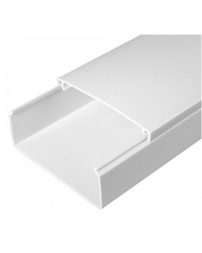 Кабель-канал белый 2-й замок в г/к 100х40 (24м/уп) Промрукав (PR.0510040) в Чебоксарах Кабель-канал Pintop.ru