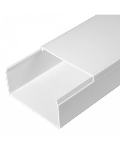 Кабель-канал белый 2-й замок в г/к 80х40 (30м/уп) Промрукав (PR.058040) в Чебоксарах Кабель-канал Pintop.ru