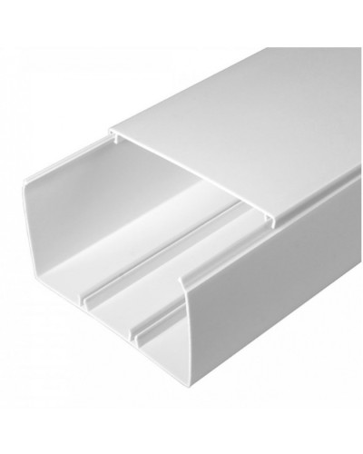 Кабель-канал белый 2-й замок в г/к 100х60 (16м/уп) Промрукав (PR.0610060) в Чебоксарах Кабель-канал Pintop.ru