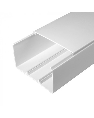 Кабель-канал белый 2-й замок в п/э 100х60 (16м/уп) Промрукав PR.0610061 в Чебоксарах Кабель-канал Pintop.ru