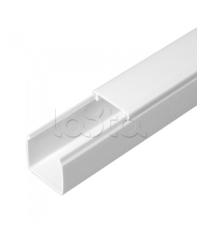 Кабель-канал белый 2-й замок в п/э 25х25 (48м/уп) Промрукав PR.0625251 в Чебоксарах Кабель-канал Pintop.ru