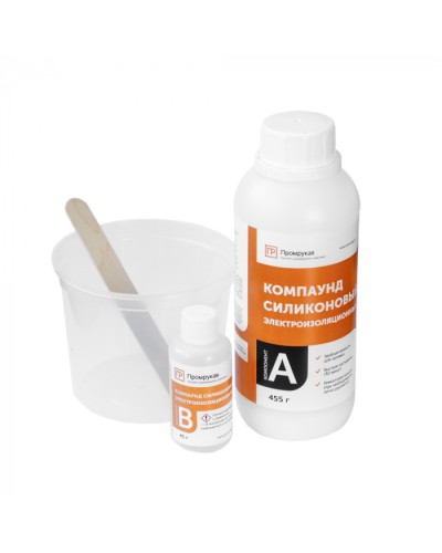 Компаунд силиконовый электроизоляционный в бутылях (500г/уп) Промрукав (PR08.22657) в Чебоксарах Аксессуары для лотков Pintop.ru