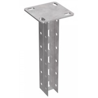 Стойка двойная потолочная для средних нагрузок 35х30х500 пятка 120х120 Промрукав (PR08.2599)