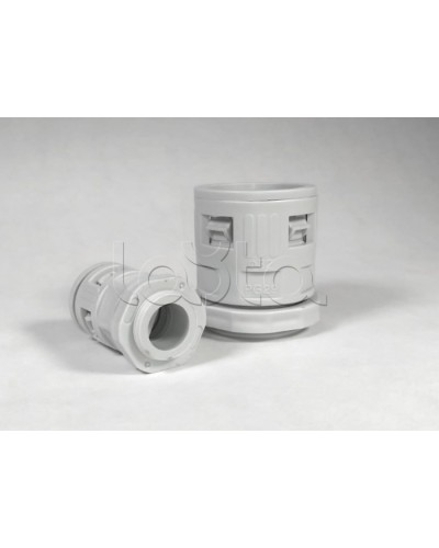 Муфта вводная для гофрированных труб серая ВМ-ГТ-16 Промрукав (PR08.3268) в Чебоксарах Повороты, муфты, тройники Pintop.ru