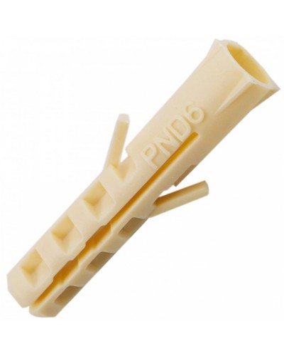Дюбель нейлоновый PND 6х30 (100шт/уп) Промрукав (PR08.3621) в Чебоксарах Крепеж: Дюбели, шурупы, саморезы Pintop.ru