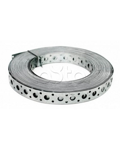 Лента монтажная перфорированная прямая для прямого монтажа ЛМП 12х0,55 (25 м.) Промрукав (PR08.3830) в Чебоксарах Стяжки-хомуты Pintop.ru