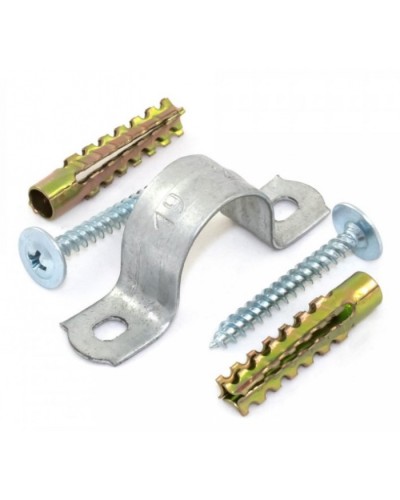 Комплекты для крепления ОКЛ с использованием самореза, дюбеля и скобы СМД 21-22 (100 шт) Промрукав (PR08.5004) в Чебоксарах Огнестойкие кабельные линии Pintop.ru