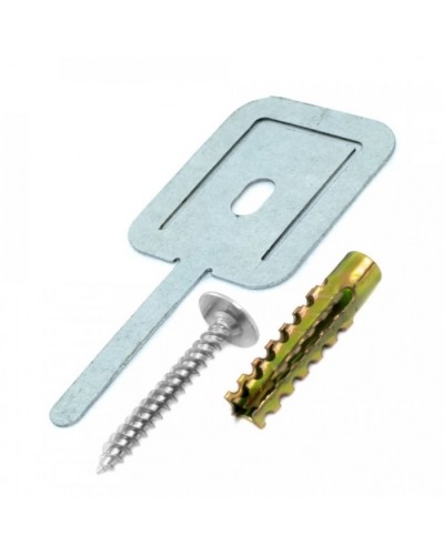 Комплекты для крепления ОКЛ с использованием самореза, дюбеля и хомута FR ПР-40 (100 шт) Промрукав PR08.5201 в Чебоксарах Огнестойкие кабельные линии Pintop.ru