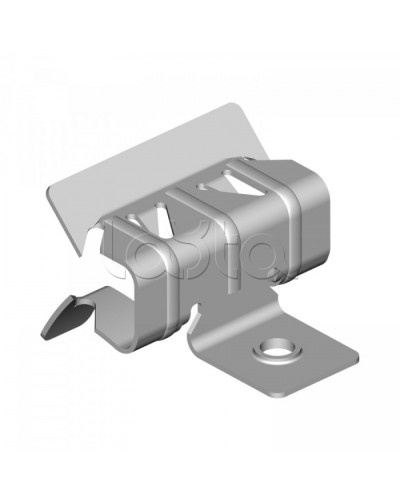 Зажим балочный 15-20 мм с отгибом и резьбой М6 Промрукав (PR08.5846) в Чебоксарах Аксессуары для лотков Pintop.ru