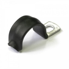 Скоба металлическая однолапковая с полимерным покрытием СМО-П d16-17 мм (100 шт/уп) Промрукав (PR08.6007)