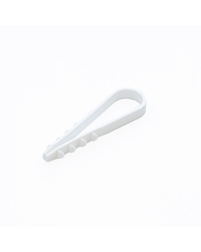 Дюбель-хомут для круглого кабеля d19-25 мм белый (100шт) Промрукав (PR08.6947) в Чебоксарах Крепеж: Дюбели, шурупы, саморезы Pintop.ru