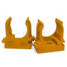 Крепеж-клипса для труб для монтажного пистолета оранжевая д20 (100шт/900шт уп/кор) Промрукав (PR13.0152)