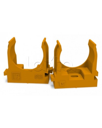 Крепеж-клипса для труб для монтажного пистолета оранжевая д25 (100шт/700шт уп/кор) Промрукав (PR13.0153) в Чебоксарах Держатели, клипсы, скобы Pintop.ru