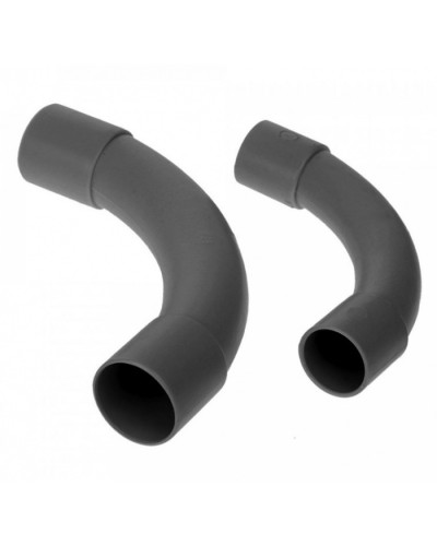 Соединитель угловой черный д25 (5шт/200шт уп/кор) Промрукав (PR13.0171) в Чебоксарах Повороты, муфты, тройники Pintop.ru