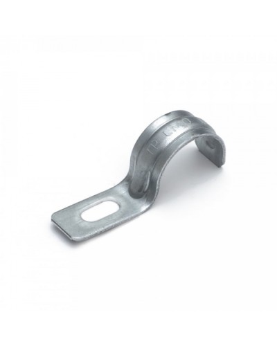 Скоба металлическая однолапковая усиленная противопожарная СМОУ d19-20 мм (100 шт/уп) Промрукав (PR13.02401) в Чебоксарах Держатели, клипсы, скобы Pintop.ru