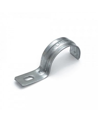 Скоба метал. однолапковая усиленная противопожарная СМОУ d31-32 мм (50шт/600шт уп/кор) Промрукав (PR13.02404) в Чебоксарах Держатели, клипсы, скобы Pintop.ru