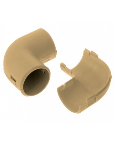 Соединитель угловой разборный сосна д20 (5шт/550шт уп/кор) Промрукав (PR13.0244) в Чебоксарах Повороты, муфты, тройники Pintop.ru