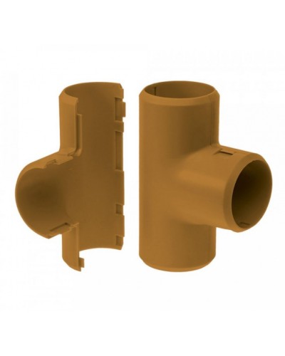 Тройник разборный бук д20 (5шт/400шт уп/кор) Промрукав (PR13.0256) в Чебоксарах Повороты, муфты, тройники Pintop.ru