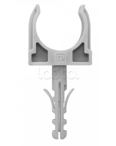 Крепеж-клипса с дюбелем серая д20 в малой упаковке (10шт/900шт уп/кор) Промрукав (PR13.0316) в Чебоксарах Крепеж: Дюбели, шурупы, саморезы Pintop.ru