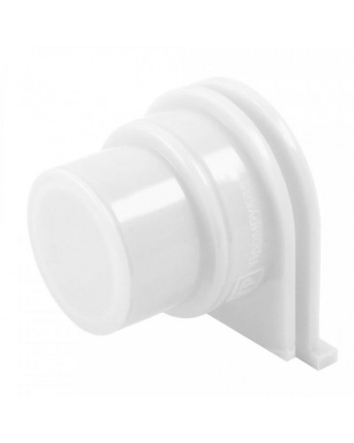 Переходник универсальный на гофрированную трубу белый (50шт/1000шт уп/кор) Промрукав (PR13.0321) в Чебоксарах Аксессуары для кабель-канала Pintop.ru