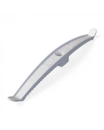 Держатель кабеля двусторонний для прямого монтажа в гофроящике белый (100 шт/кор) Промрукав (PR13.0486) в Чебоксарах Аксессуары для кабель-канала Pintop.ru