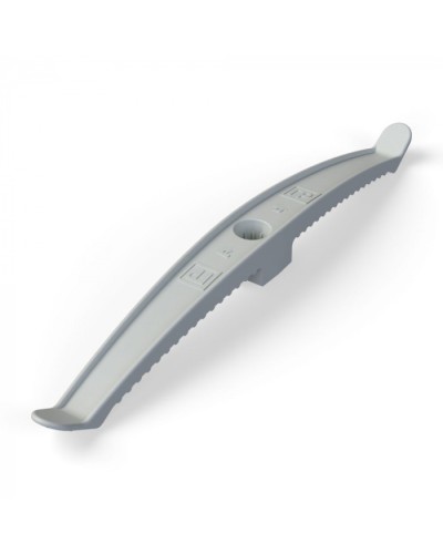 Держатель кабеля двусторонний для прямого монтажа в гофроящике серый (100 шт/кор) Промрукав (PR13.0487) в Чебоксарах Аксессуары для кабель-канала Pintop.ru