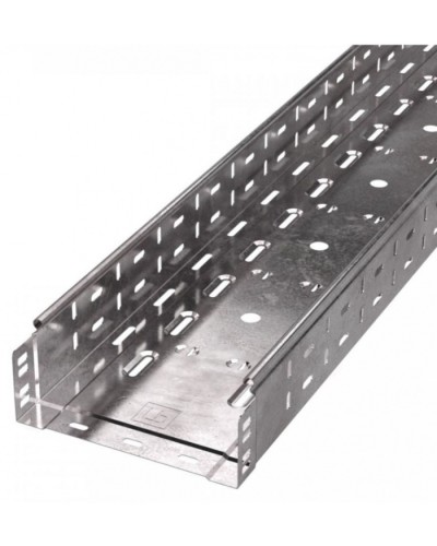 Лоток перфорированный Стандарт 200х80х3000 (0,8 мм) (6 м/уп) Промрукав (PR16.0009) в Чебоксарах Кабельные лотки Pintop.ru
