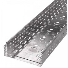 Лоток перфорированный Стандарт 300х100х3000 (0,8 мм) (6 м/уп) Промрукав (PR16.0013)