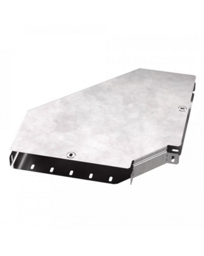 Угол горизонтальный 90 градусов с крышкой Стандарт 300х50 Промрукав (PR16.0420) в Чебоксарах Аксессуары для лотков Pintop.ru