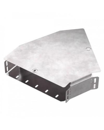 Угол горизонтальный 45 градусов с крышкой Стандарт 300х80 Промрукав (PR16.0430) в Чебоксарах Аксессуары для лотков Pintop.ru