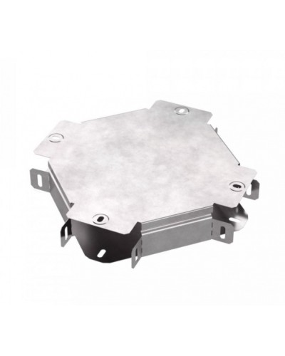 Х-образный ответвитель с крышкой Стандарт 100х50 Промрукав (PR16.0456) в Чебоксарах Аксессуары для лотков Pintop.ru