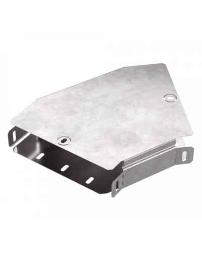 Угол горизонтальный 45 градусов с крышкой Стандарт 200х50 Промрукав (PR16.0522) в Чебоксарах Аксессуары для лотков Pintop.ru