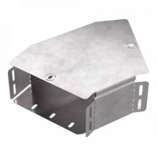 Угол горизонтальный 45 градусов с крышкой Стандарт 200х100 Промрукав (PR16.0524)