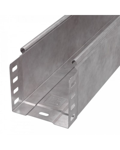 Лоток неперфорированный Стандарт HDZ 100х100х3000 (0,7 мм) (6 м/уп) Промрукав (PR16.1204) в Чебоксарах Кабельные лотки Pintop.ru