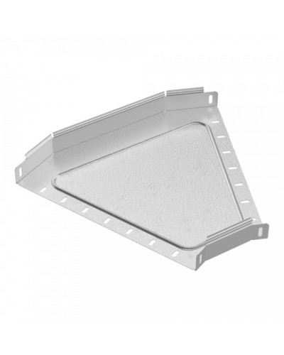 Угол горизонтальный 45 градусов Стандарт HDZ 400х50 Промрукав (PR16.1628) в Чебоксарах Аксессуары для лотков Pintop.ru